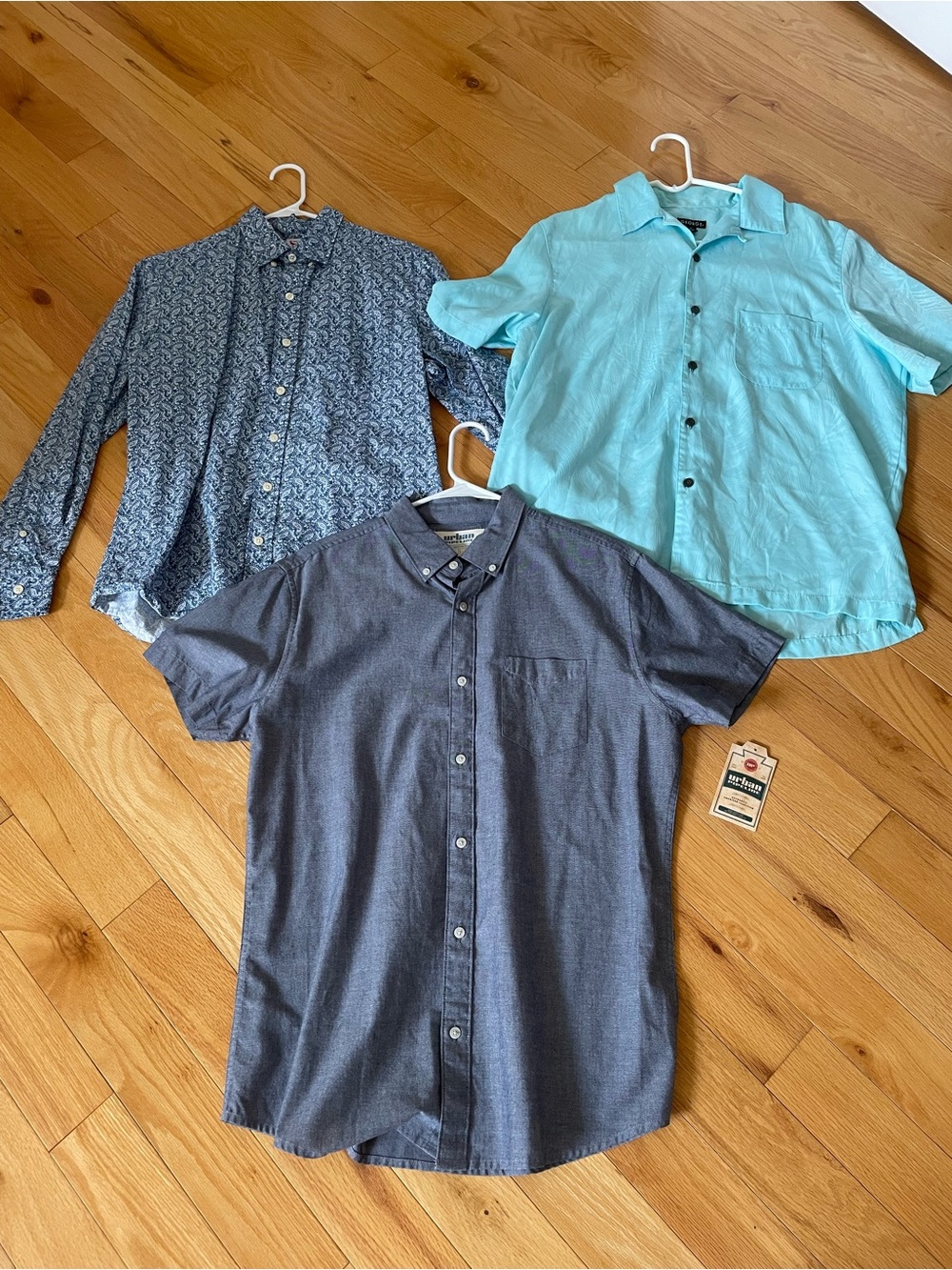 Lot of 3 Men’s Shirts-All Large-Urban Pipeline,Ken LTD, George-NWT